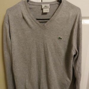 Mens Lacoste V-neck sweater